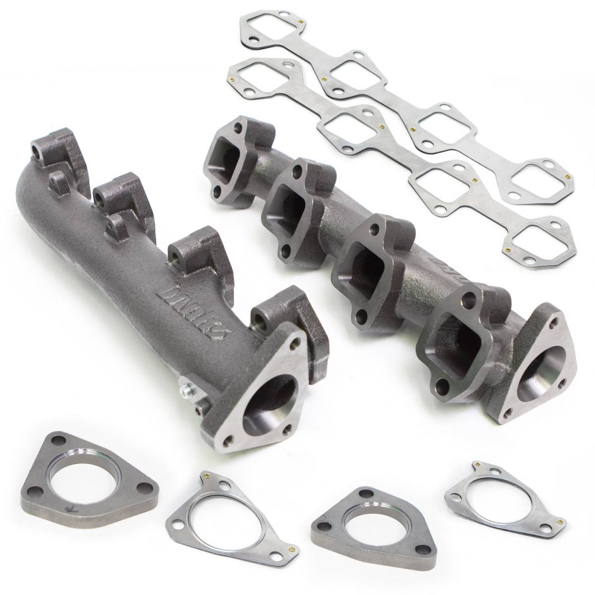 Racing Exhaust Manifold Race Ported 1.77 Inch x 1.58 Inch Inlet Ported