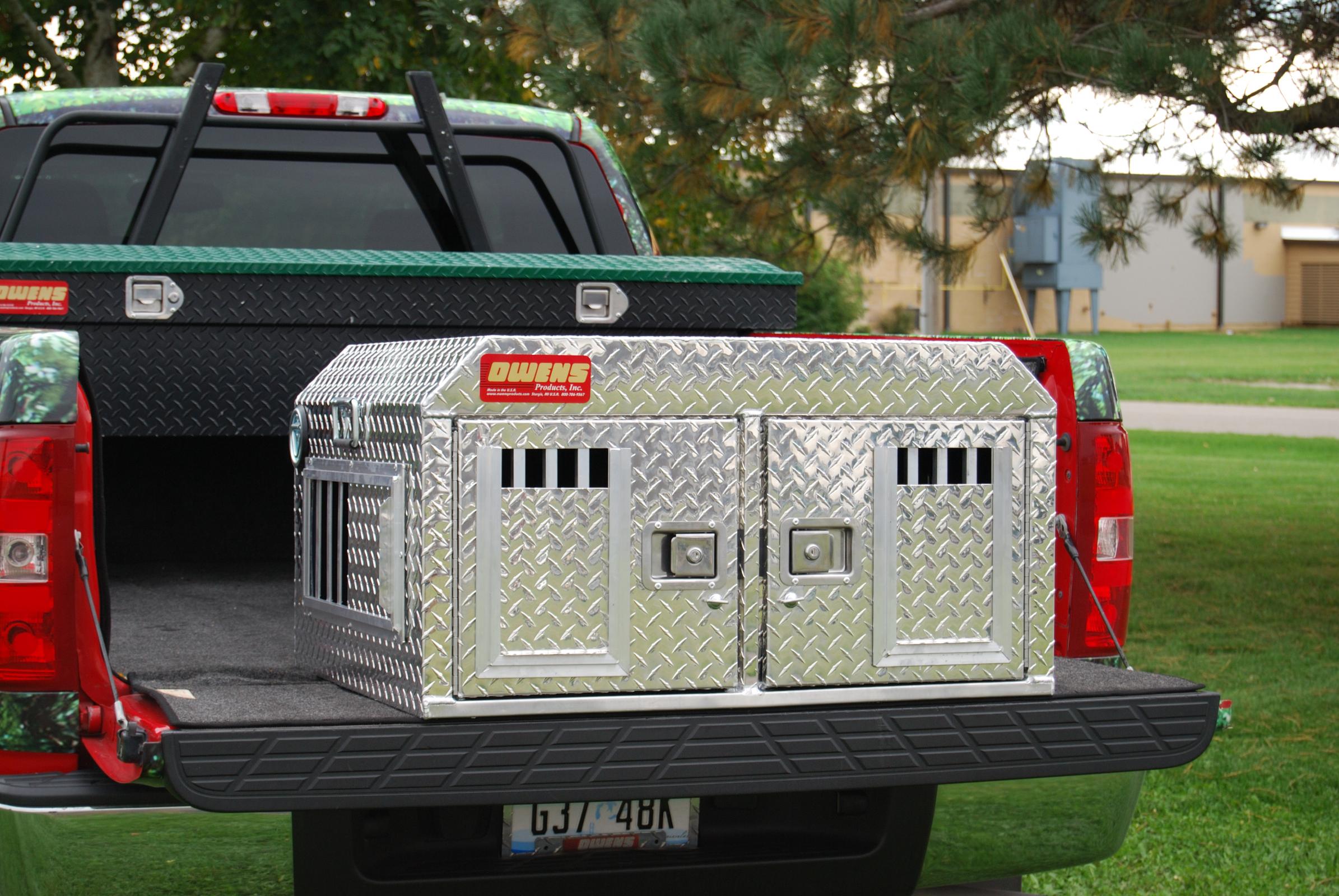 Dog box for small sales truck