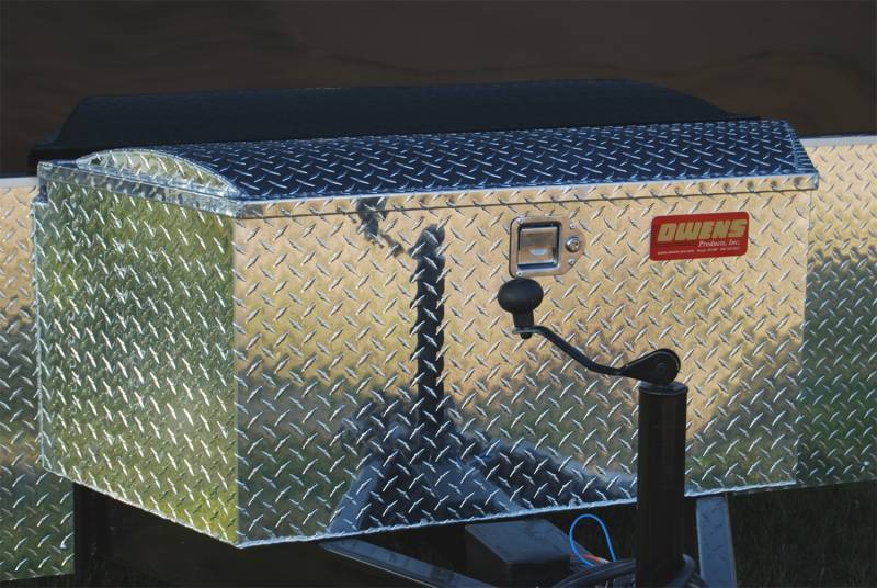 Truck Tool Box Ellipse XPL Trailer Tongue Deep 39 Inch Aluminum Bright