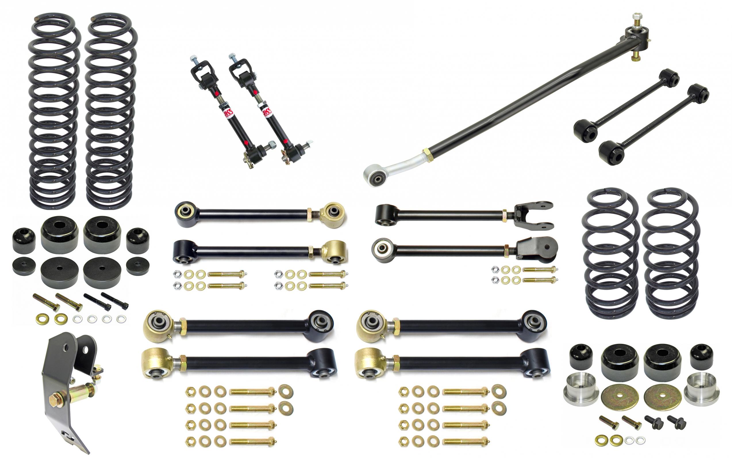 RockJock Johnny Joint Suspension System 9706 Wrangler TJ 4 Inch lift