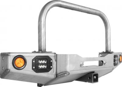 86-95 Suzuki Samurai Front Bumpers - 0-1 Inch Winch Plate Short Ends Grill Guard Bare Low Range Off Road image 2